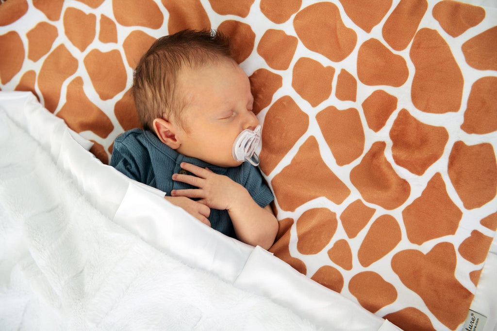 Giraffe Plush Blanket Minky Couture - Main Image