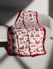 Santa Toile Blanket
