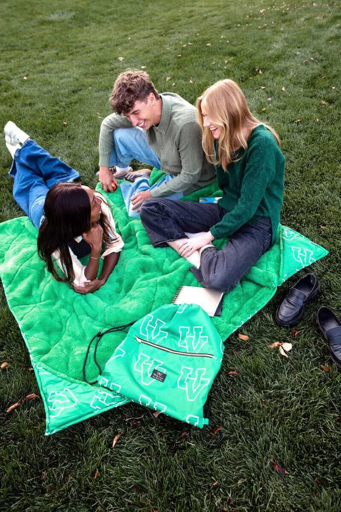 Utah Valley Wolverines Hooded Stadium Blanket | Minky Couture
