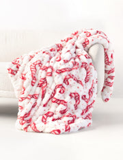 Original Hugs Candy Cane Blanket