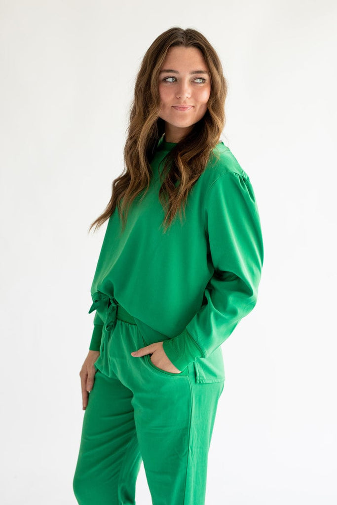 Must be Satin Pajamas - Green - Final Sale