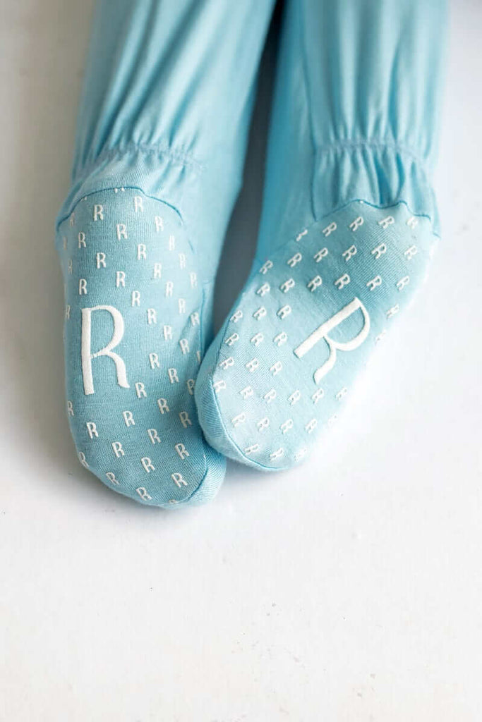 Only One of Me Pajamas Light Blue Final Sale Minky Couture