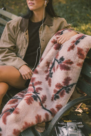 Lush Fall Oak Taupe Blanket