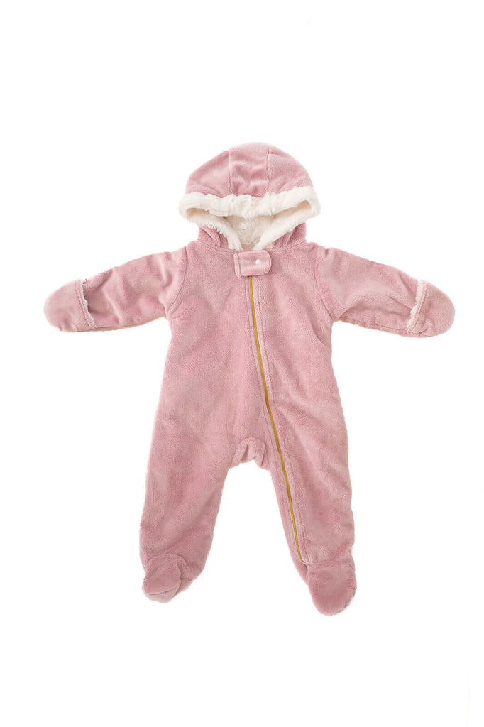 Winter Jumpsuit Blush Minky Couture