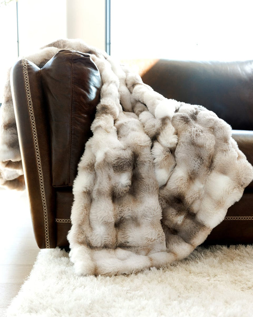 Premium Cloud Angora Plush Blanket Minky Couture