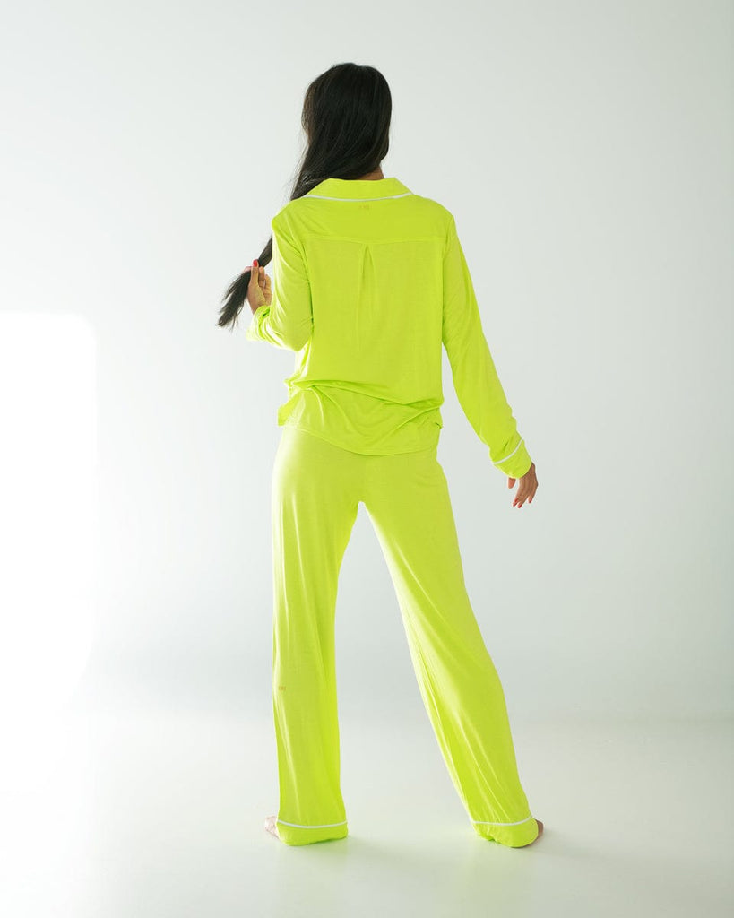 Middle of the Night Pajamas - Acid Lime | Minky Couture