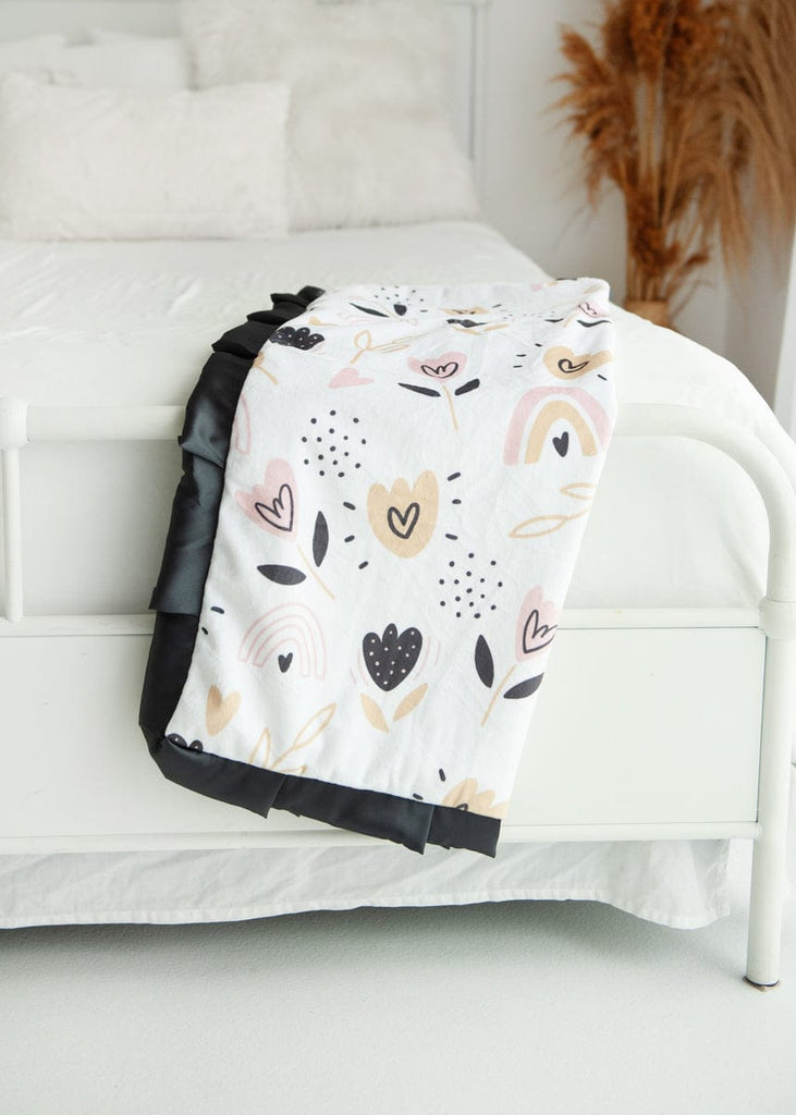Rainbow Garden Blanket | Minky Couture