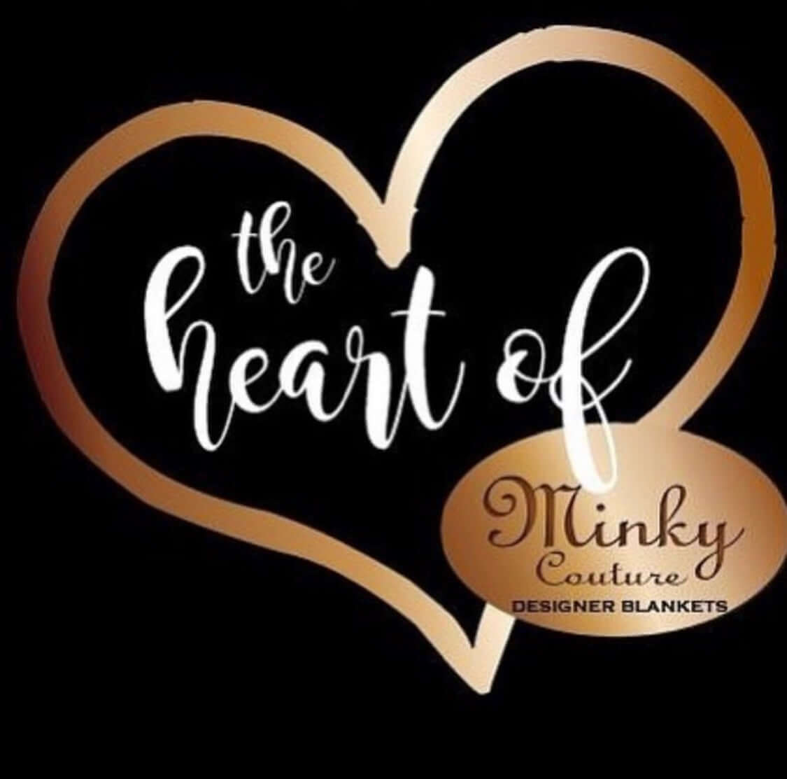 The Heart of Minky Couture Program logo featuring a heart and brand name.