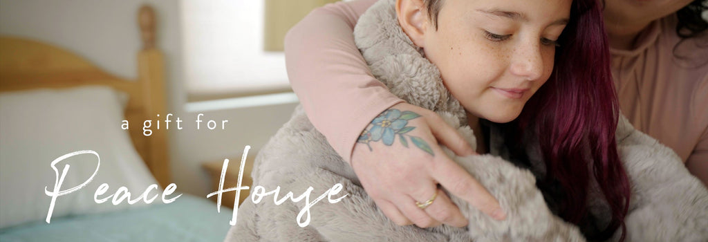 Heart of Minky Story - "A Gift for Peace House"