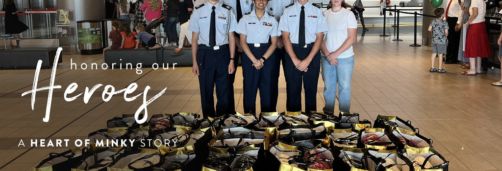 Heart of Minky Story - Honoring our Heroes