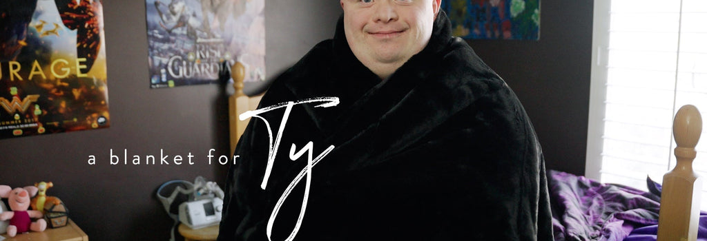 Heart of Minky Story - A Blanket for Ty