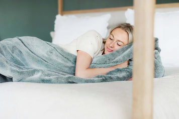 The Science of Comfort: How Minky Blankets Improve Sleep Quality in a cozy bedroom setting.