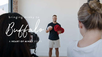 Bringing minky to Buffalo - A HEART OF MINKY STORY featuring Dalton Kincaid with Minky products.