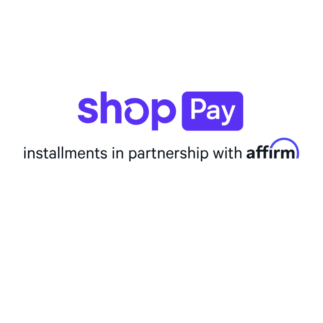 Shop Pay Installments logo with Affirm partnership graphic.