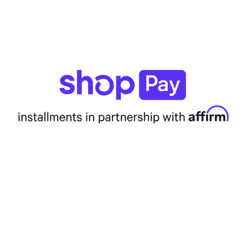 Shop Pay Installments logo with Affirm partnership graphic.