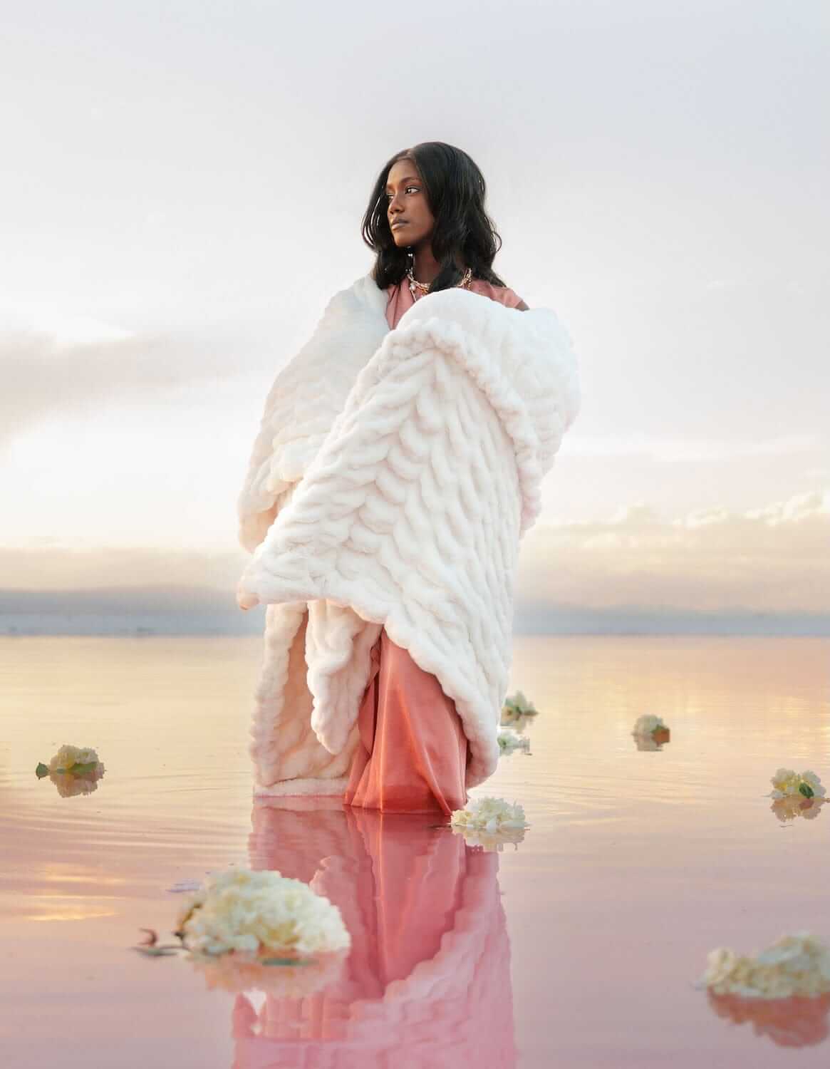 Cream Hugs Blanket
