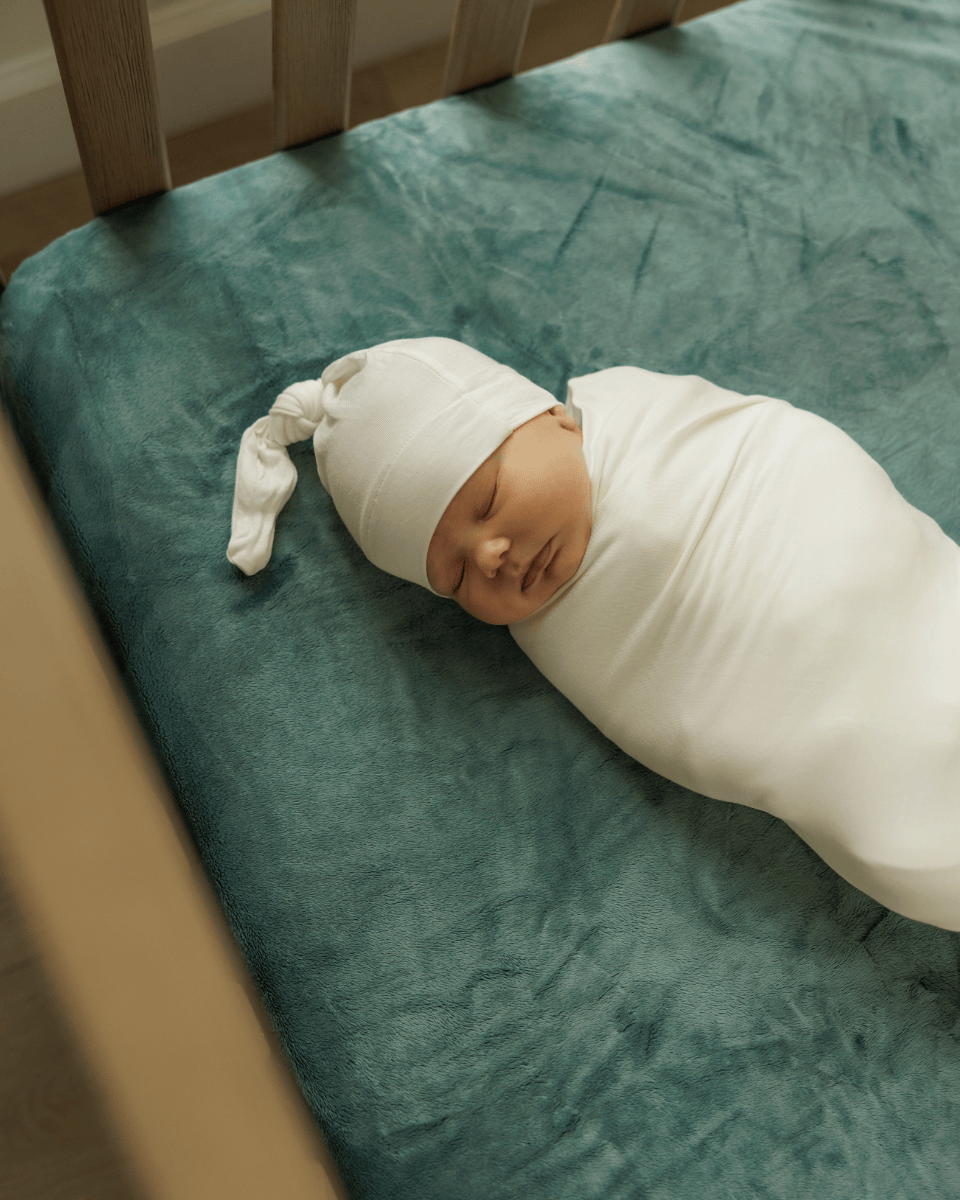 Swaddle and Hat - Coconut Milk