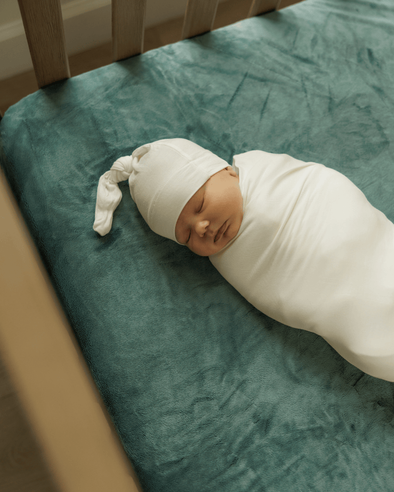 Swaddle and Hat - Coconut Milk
