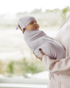 Swaddle and Hat - Dusty Orchid