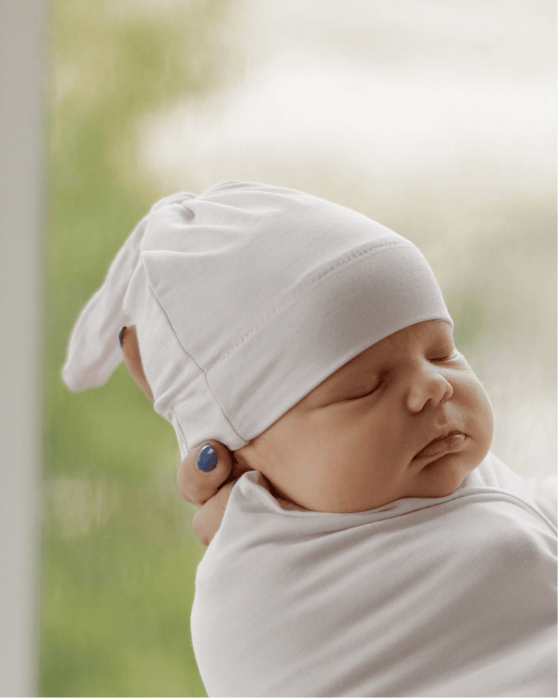 Swaddle and Hat - Dusty Orchid