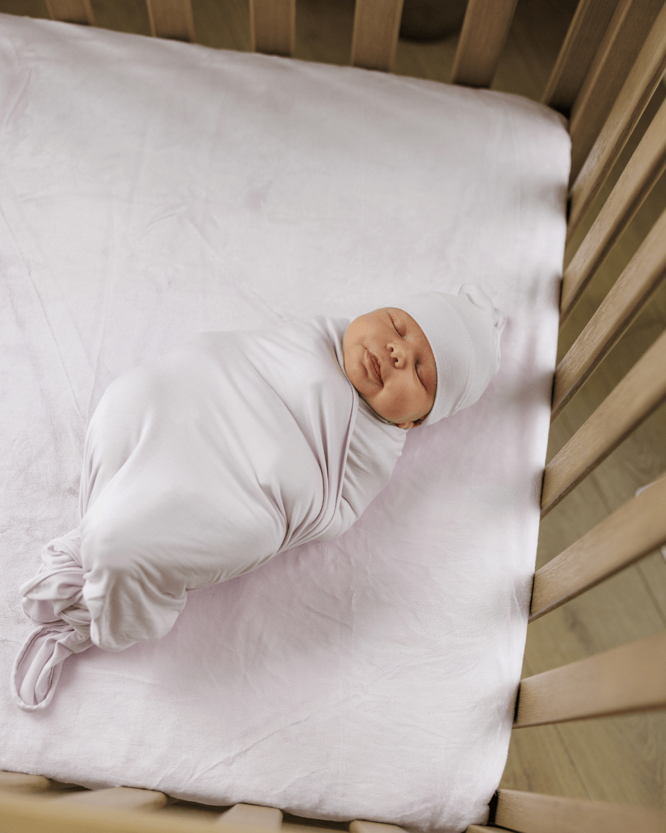 Swaddle and Hat - Dusty Orchid