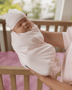 Swaddle and Hat - Ballet Slipper