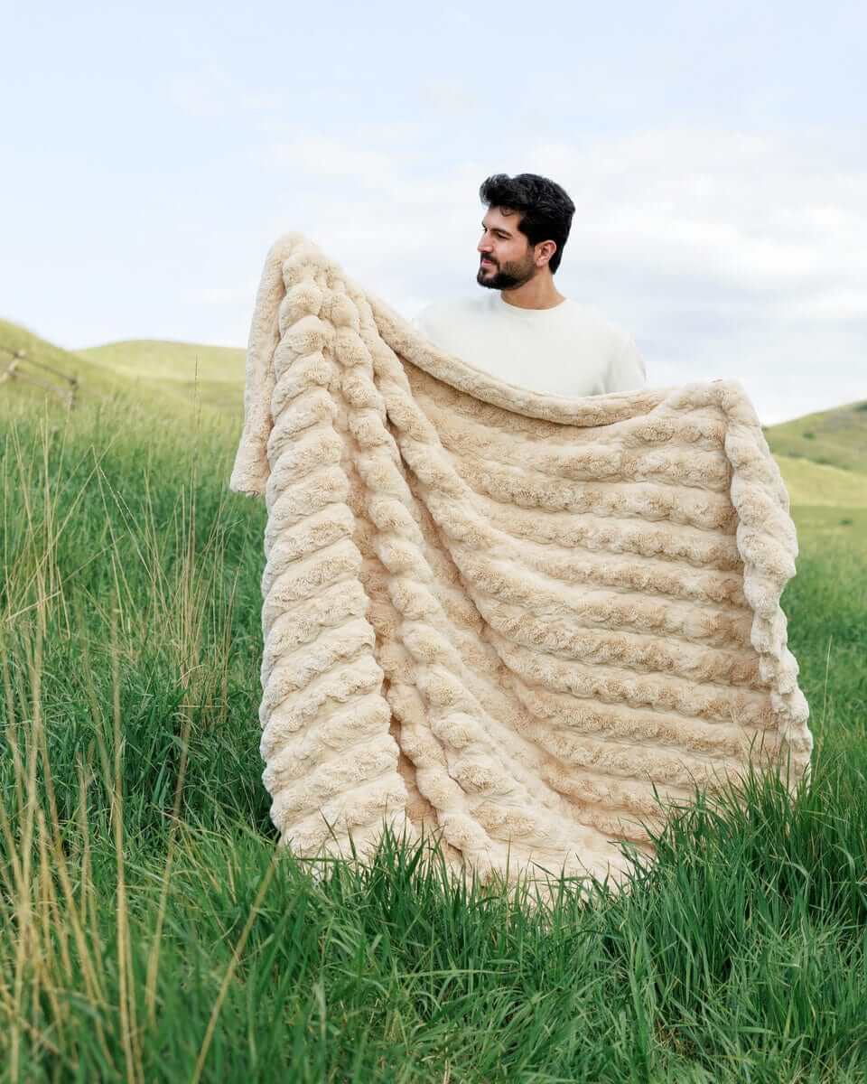 Ultra Sorbet Sandy Plush Blanket