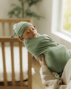 Swaddle and Hat - Meadow