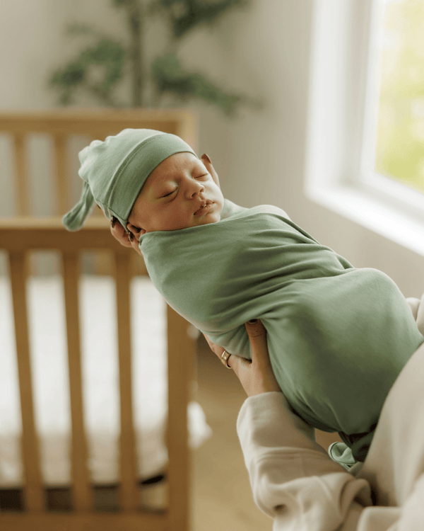 Swaddle and Hat - Meadow