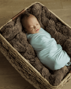 Swaddle and Hat - Salty Air