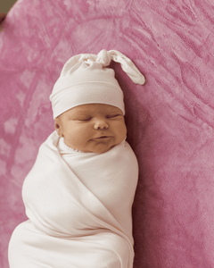 Swaddle and Hat - Ballet Slipper