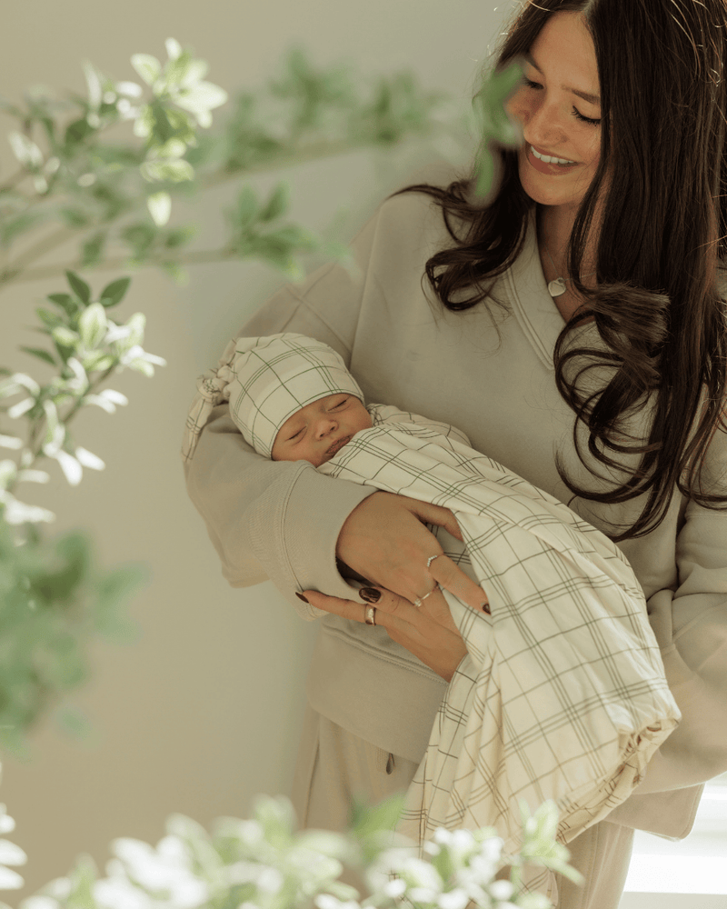 Swaddle and Hat - Woven Seagrass