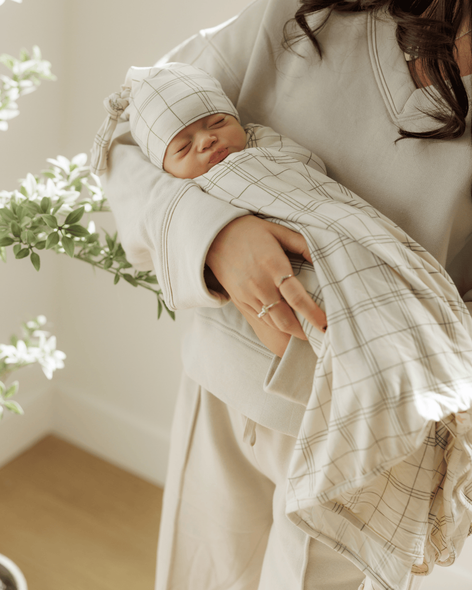 Swaddle and Hat - Woven Seagrass