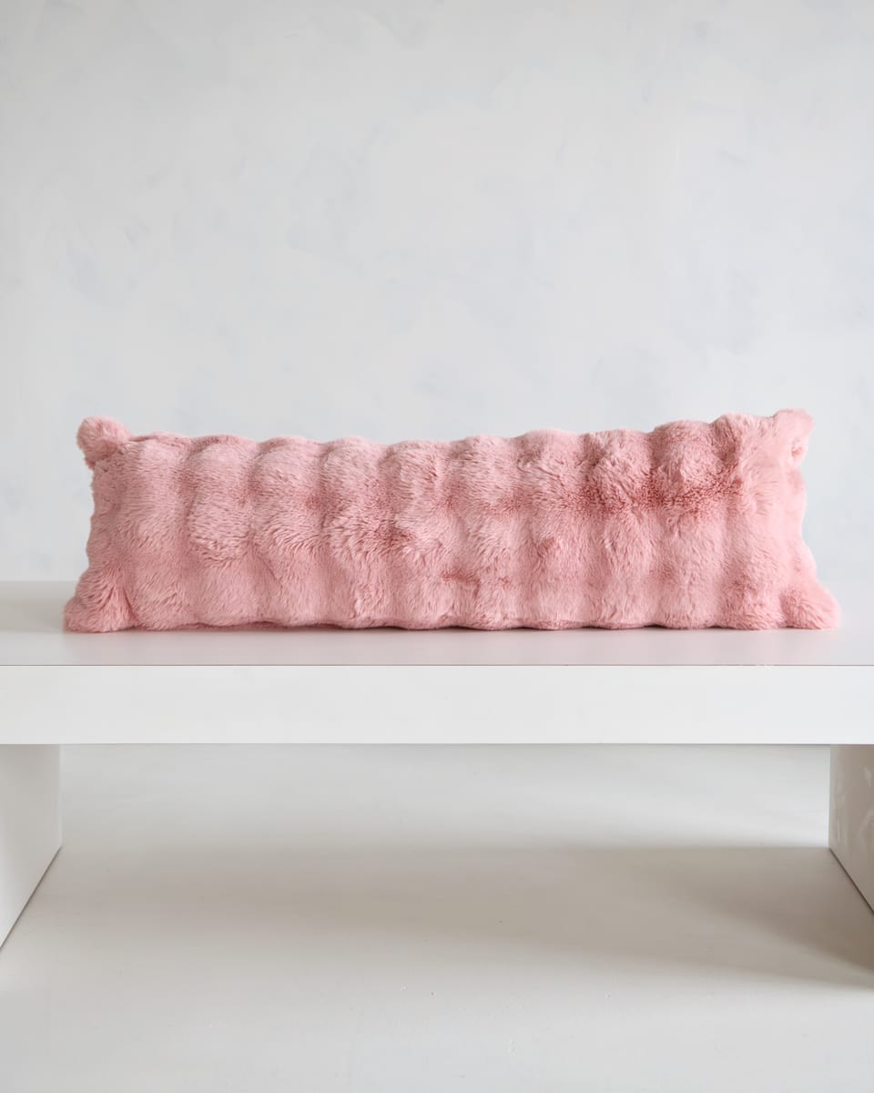 Ballet Rose Cloud Sham showcasing a plush and elegant pink design, perfect for enhancing decor and comfort.