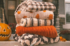 Hugs Milk Chocolate Gingham Blanket