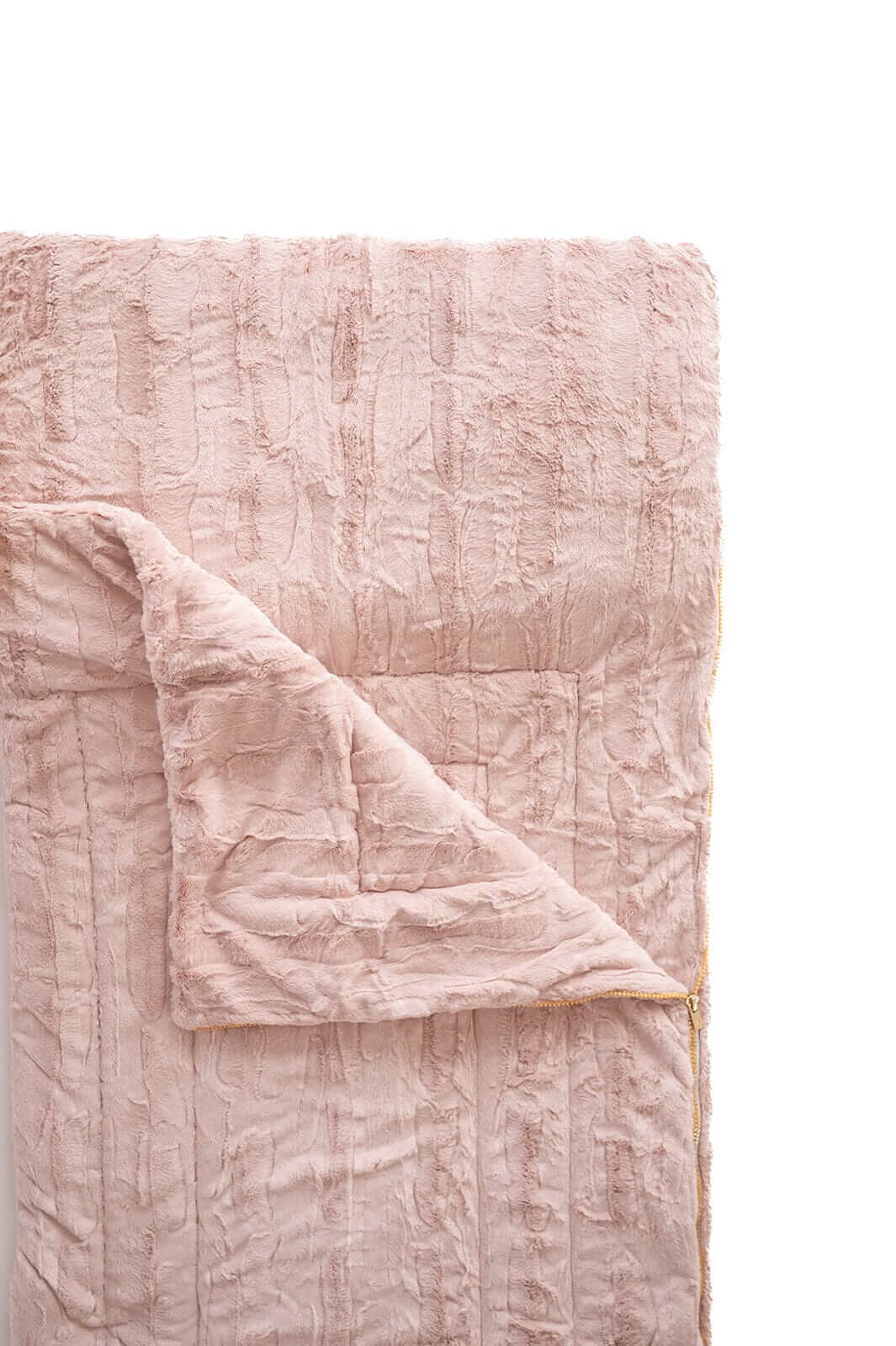 Minky Couture Blush Sleeping Bag with soft plush texture perfect for cozy nights and comfort.