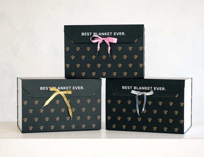 Gift Box featuring stylish designs and ribbons, perfect for gifting the Best.Gift.Ever!