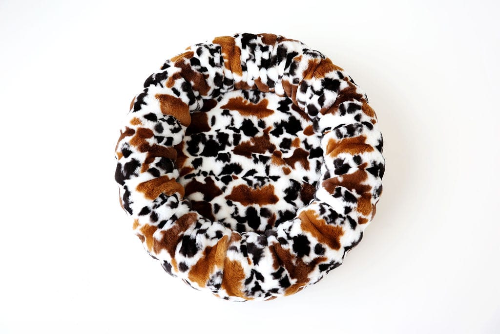 Brown Cow Pet Bed