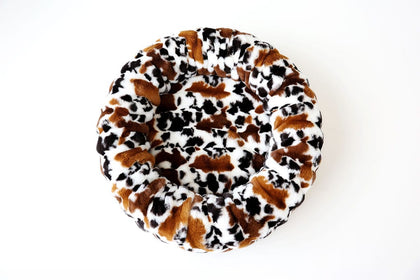 Brown Cow Pet Bed