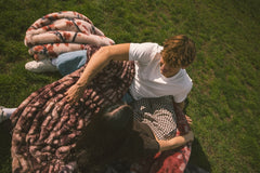 Hugs Marble Mocha Blanket