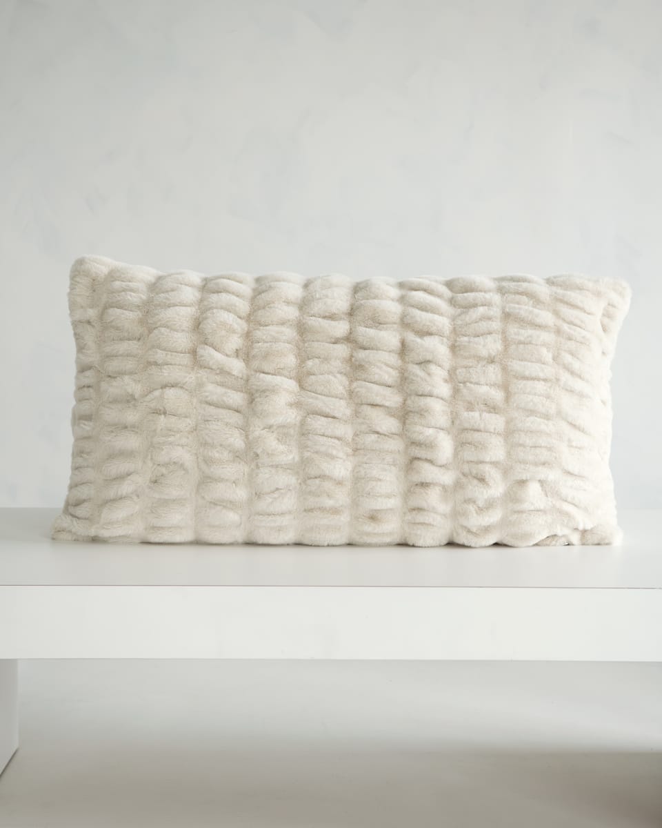 Hugs Ancient Scroll Sham on a white surface, showcasing its soft and cozy fabric detail.