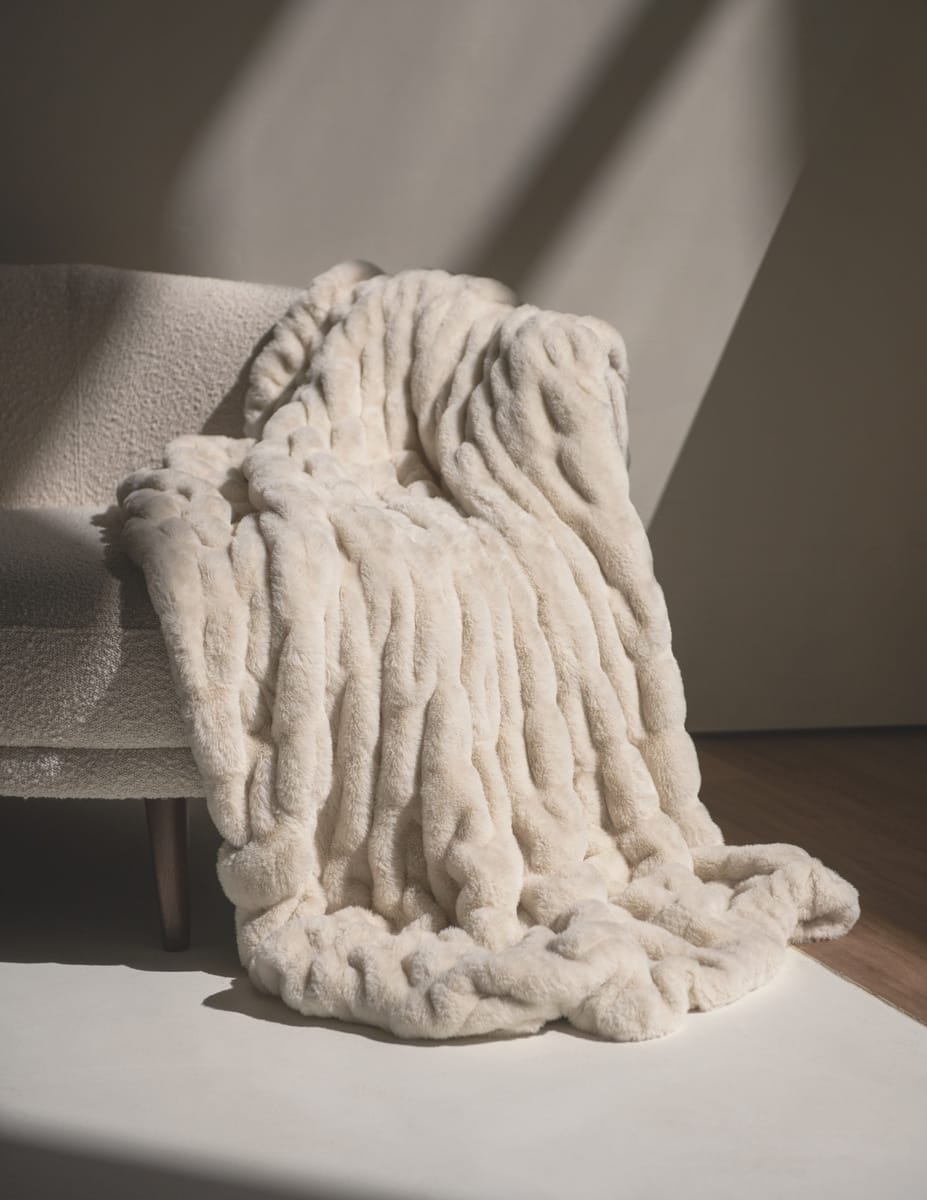 Hugs Creme Brulee Plush Blanket