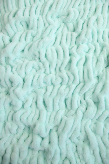 Hugs Light Aqua Serene Blanket