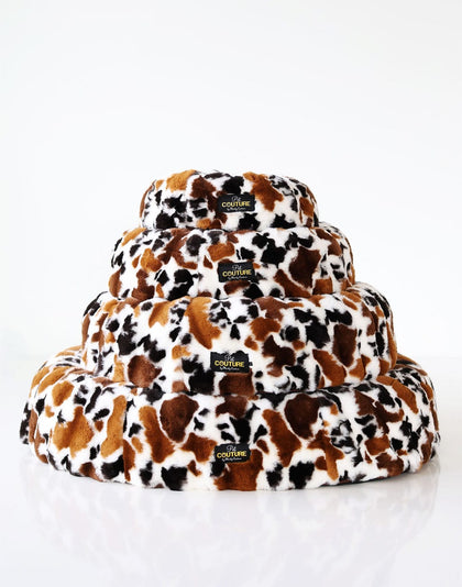 Brown Cow Pet Bed