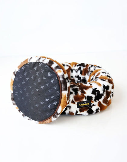 Brown Cow Pet Bed
