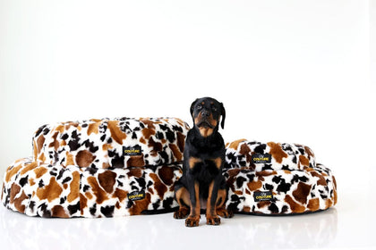 Brown Cow Pet Bed