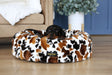 Brown Cow Pet Bed