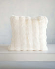Cream Cloud Sham, a soft and elegant decorative pillow with plush texture, perfect for brightening your space.