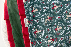 Green Reindeer Blanket