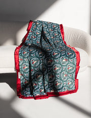 Green Reindeer Blanket